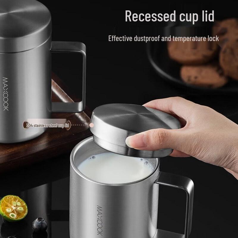 MAXCOOK 500ml 316 Stainless Steel Thermal Tea Mug