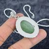 Aquamarine Gemstone Handmade 925 Sterling Silver Jewelry Pendant 2.05" M-2836