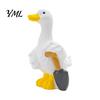 Charming Gift for Kids Mini Garden Duck Figurine, Cute Farm Dolls, Small Desktop Healing Desk Accessories Car Dashboard Figurines, Micro Landscape