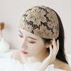 Bandaba Turban Lace Embroidered Headband Flower Elastic Hair Hoop Wide Brimmed Hair Band  Daily