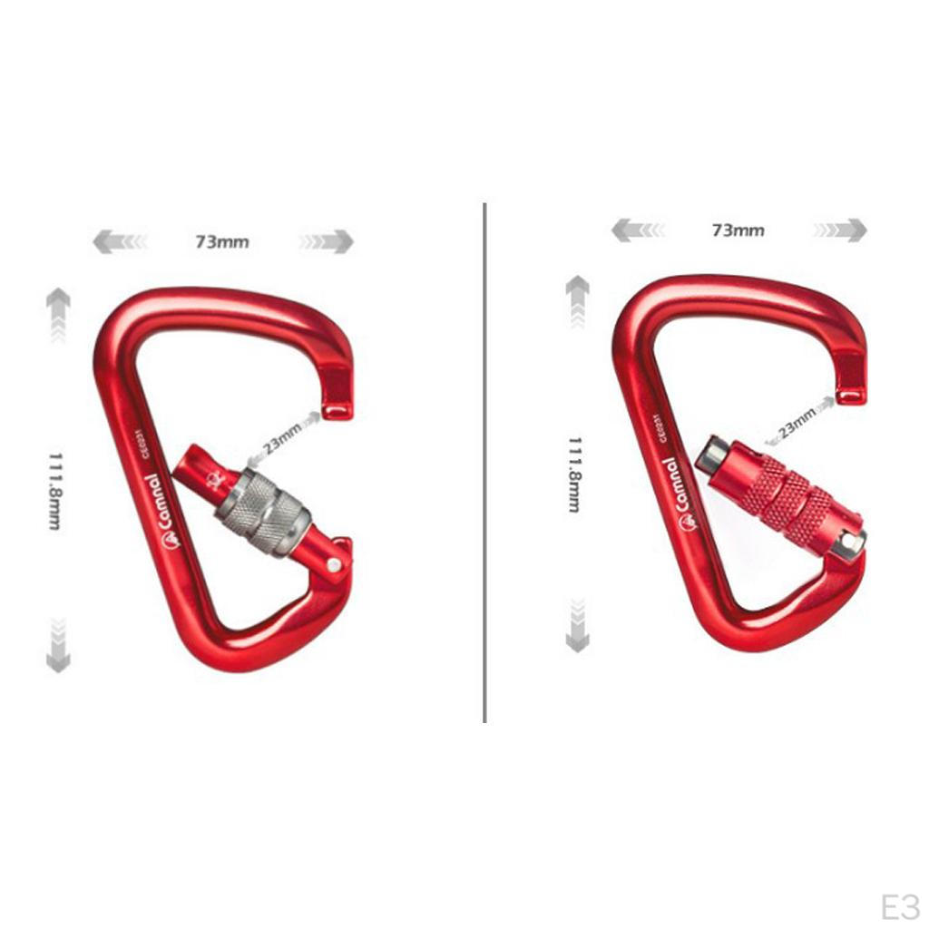 Карабин с муфтой 28KN Альпинистское снаряжение