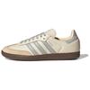 Originals SAMBA OG Abrasion Resistant Low Top Skateboard Shoes Women's Beige Sneakers JH7299