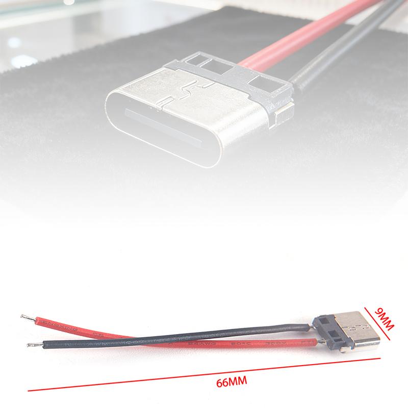 5 шт. USB Type-C 2P Кабель-разъем мама с проводом для пайки Для зарядки мобильного телефона