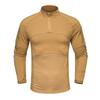 Mens Long Sleeve Tactical Hiking Shirt Camo Breathable Quick Dry Outdoor Training Top