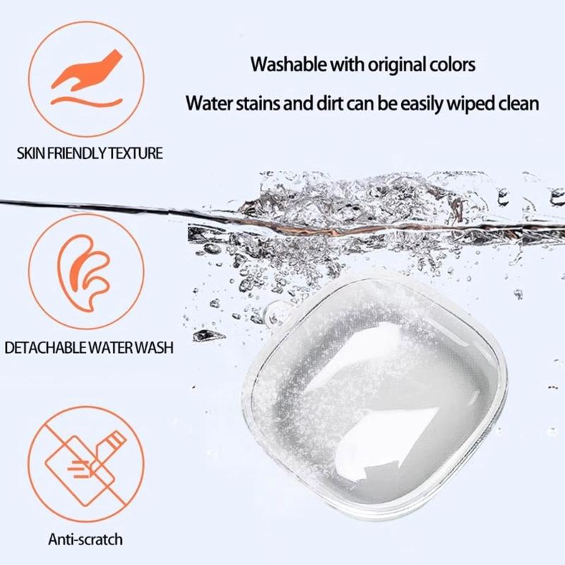 Headphone Case Cover Dustproof Water Resistant Guarding Against Everyday Wear Protective Sleeve Suitable for Buds 6 Play