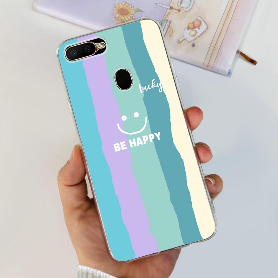 For OPPO A5S Case Cute Pattern Soft Silicone TPU Cover Cases For Oppo A5Ss AX5s A 5S CPH1909 CPH1920 CPH1912 Phone Shell Bumper