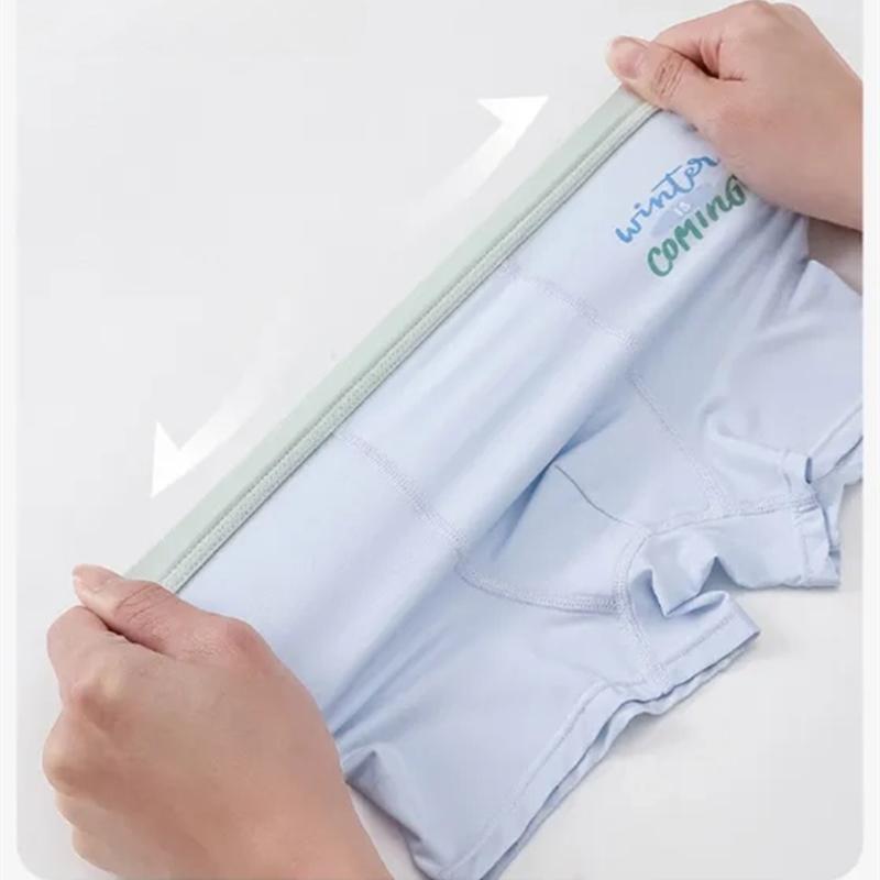 4 Pack Children Boys Modal Boxer Briefs Soft Breathable Underwear Casual Comfort Shorts for Kids
