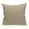 Plain Cushion Cover 40x40 Cm ALIX Taupe, by Soleil D'ocre