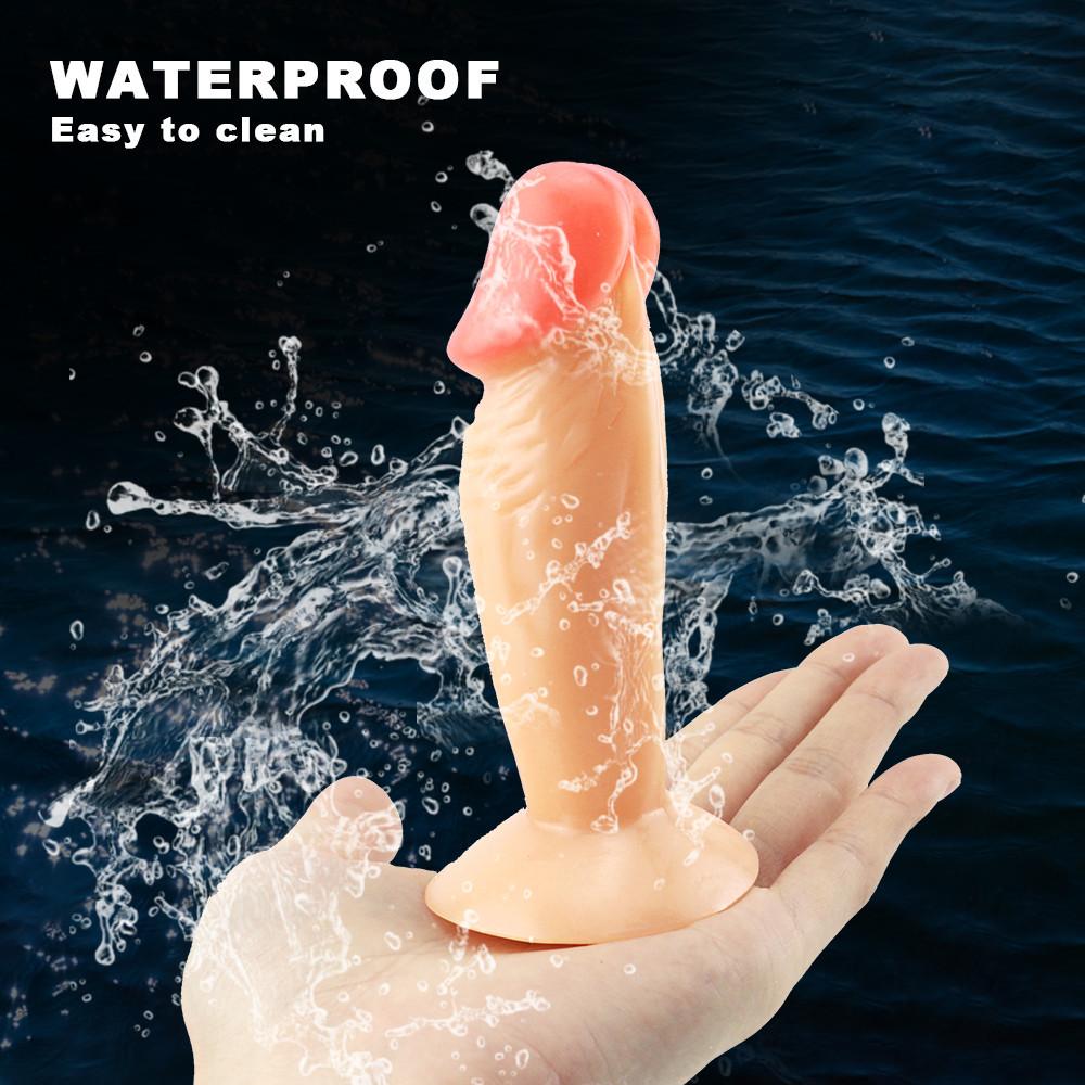 Charming Dildo Realistic Fake Dick with Simulated Penile Sucker for Women Mutual Masturbation Erogenous Sex Toys