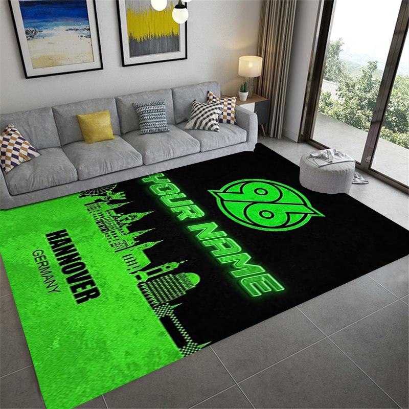 Custom Name Hannover 96 Carpet Rug for Living Room Bedroom Home Sofa Decoration,Kids play Non-slip Floor Mat