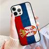 Флаг Сербии Сербский Чехол для Телефона для iPhone 17 Air 16 15 14 12 13 PLUS 11 PRO MAX Задняя Крышка Fundas coque Чехол