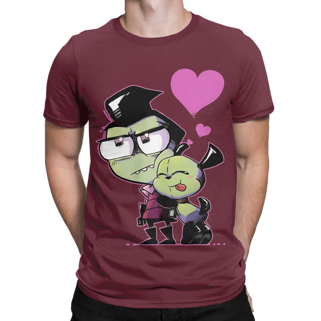 Art Iinvader Zzim Funny Graphic 100 Cotton TShirt Iinvader Zzim Tops Tees For Unisex