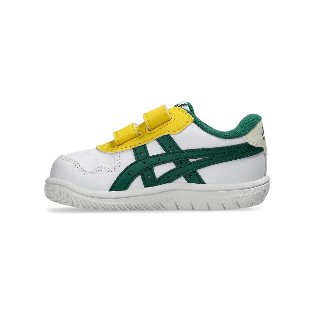 Asics Антипинок, Устойчивые к истиранию и Дышащие Низкие кроссовки для малышей Белый Зеленый Желтый Младенцы и малыши 1204A092-131