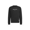 Sportswear Lounge Sweatshirt With Letter Print And Crew Neck Men Tops Black IQ1369