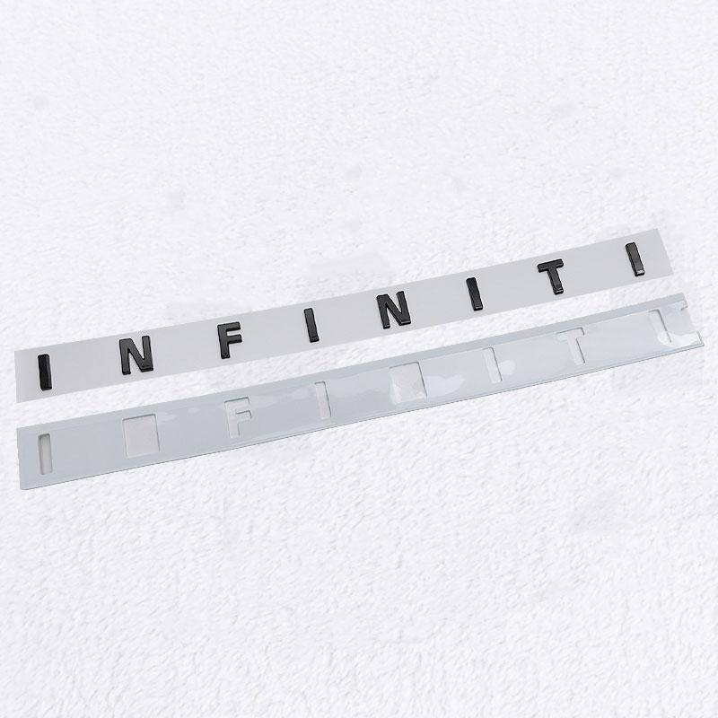 INFINITI labeling emblem car stickers for INFINITI Q50L QX50I Q70 QX60 series refit trunk English letter marks rear tail logo W3
