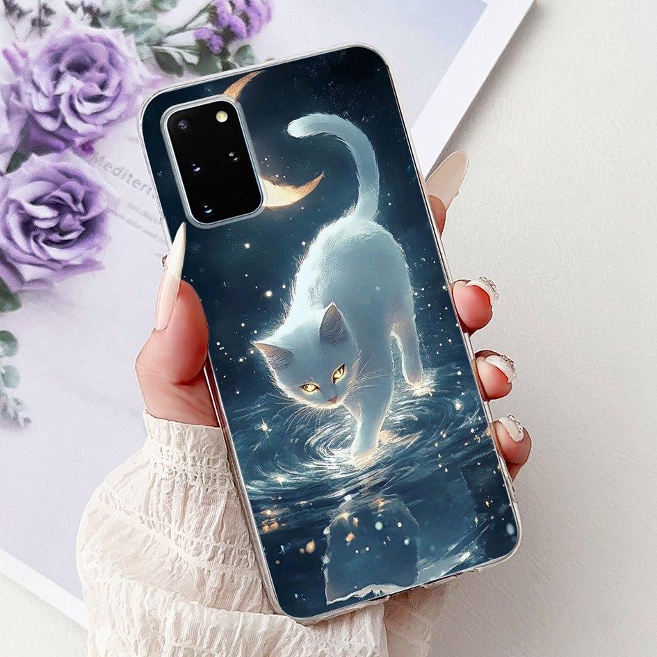 Для Samsung Galaxy S20 Plus Ultra 5G Чехол Модный Цветочный Расписной Мягкий Тонкий Силиконовый Задний Чехол Для Samsung S20 5G SM-G981B Funda