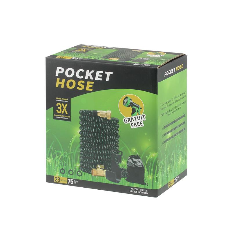 Midsummer 2200D TPE Retractable Magic Hose for Car Wash and Garden Watering with Spray Gun