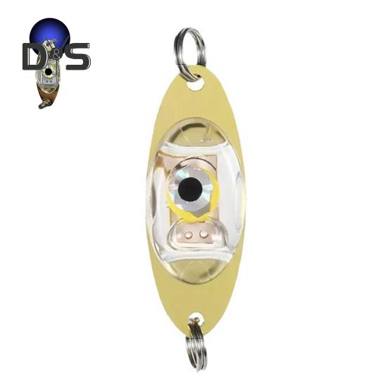 Светодиодная приманка для рыбы, ярко-яркая, для глубоководной рыбалки, светодиодные рыболовные приманки со встроенным аккумулятором, автоматическим включением/выключением, подводные мигающие фонари для троллинга