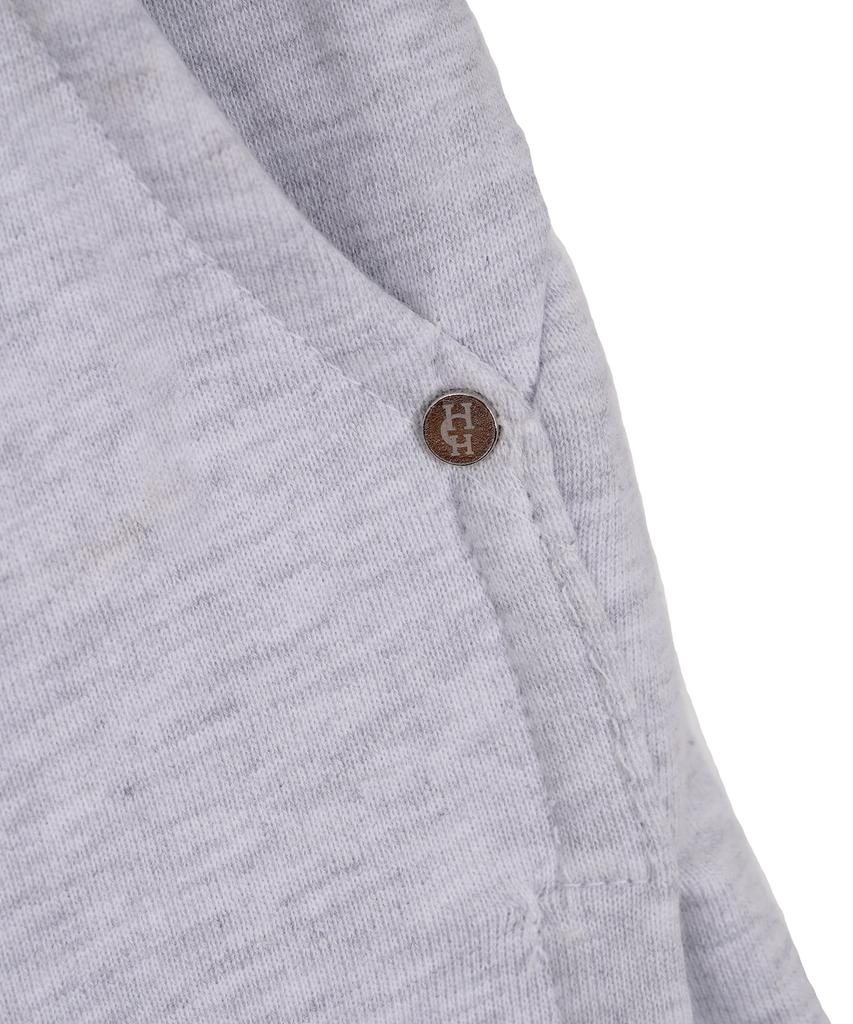 HARDCORE HAPPINESS Moonlight Elastic Waist Shorts_Melange Gray