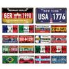Country Posters Metal Signs Licenses Plate Plaque Metal Vintage Tin Sign Wall Decor for Man Cave Bar Home