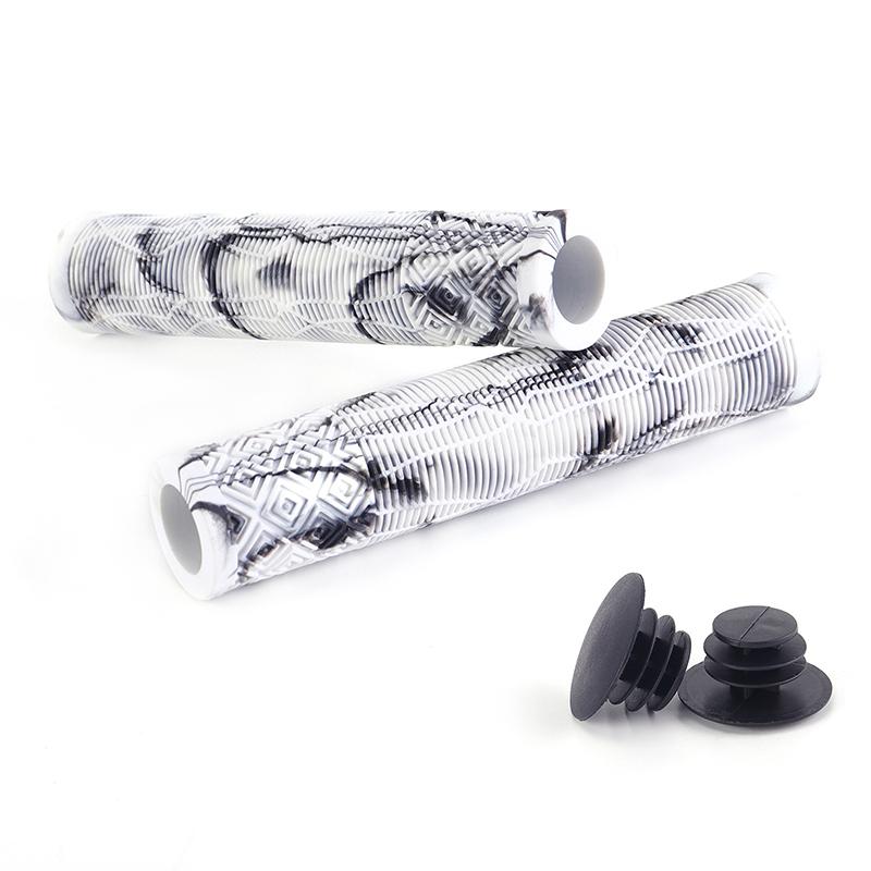 1 Pair Bicycle Handlebar Grips Soft Longneck Bars Bike Rubber Handle Grips For 22.2Mm Handlebar Tricycle Wheel Chair Mountain