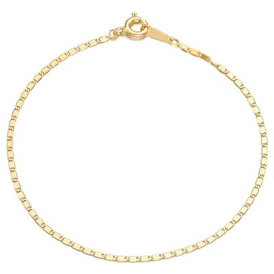 [Goldria] Женский золотой браслет 14K Viva на одну линию