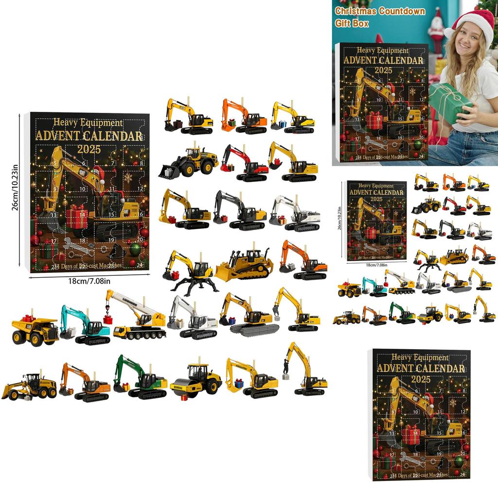 Рождественская серия «Слепой ящик» Набор акриловых брелоков для ключей в виде машинок для праздничных подарков