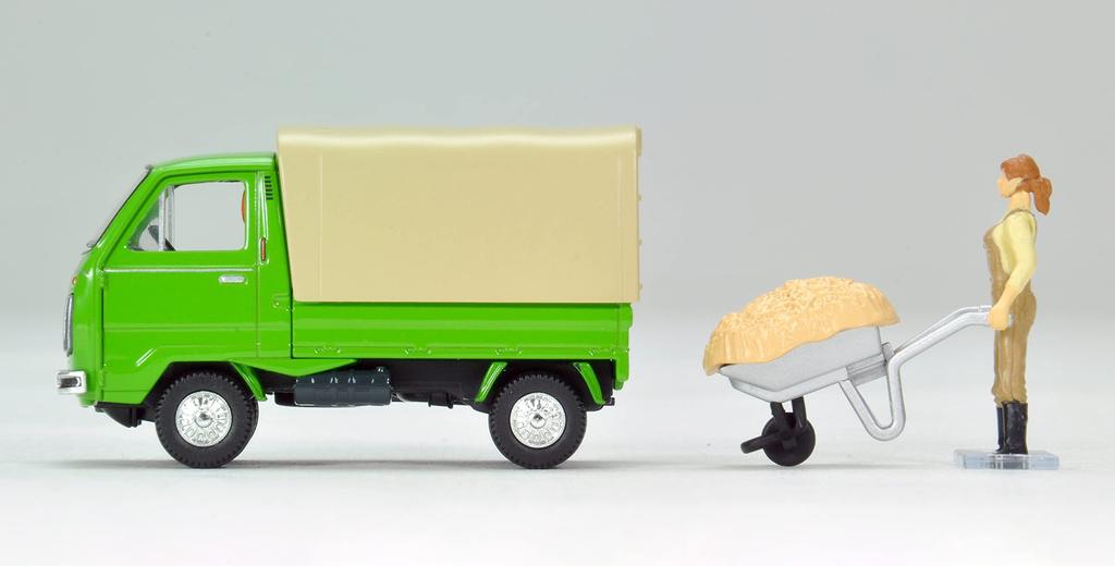 Tomica Limited Vintage Neo 164 LV-N15c Honda TN-V Super Deluxe Green with Figure Completed Product 320197