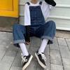 Unisex Retro Denim Overalls - Spring/Summer 2025 High-End Oversized Trendy Workwear Jumpsuit