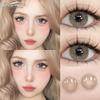 New MELBOURNE Contact Lenses 1 Pair Natural Brown/Gray Eye Lens 14.2mm Beautiful Softlens