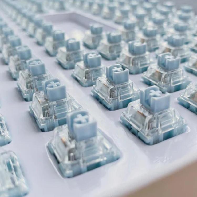 TTC Silent Bluish White Переключатели Двойное Золотое Покрытие для Механической Игровой Клавиатуры
