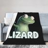 Hoppers Cute Tom Lizard  Retro  Blankets  Flannel Throw Blankets Bedroom Sofa Decoration Ultra-Soft Warm Bedsprea ,