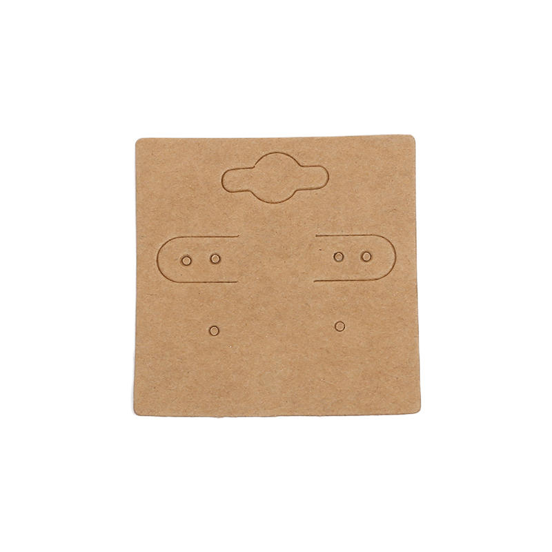 100 шт. пустая крафт-бумага ювелирная упаковка карты ожерелье серьги дисплей карты