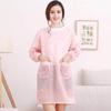Cleaner Products Women Floral Waterproof Long Sleeve Kitchen Cooking Baking Apron Working Smock