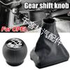 Opel Corsa Gear Shift Knob with Stitched Leather Dust Cover