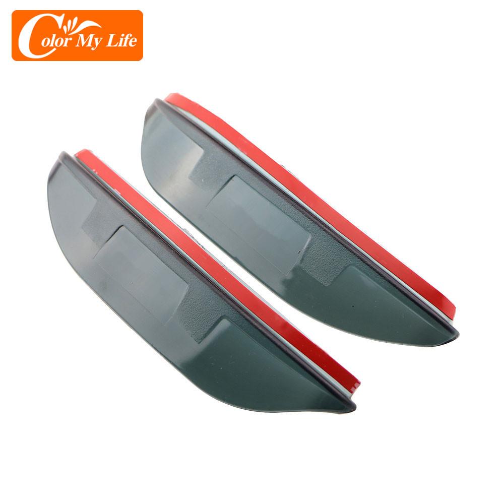 Автомобильный козырек из АБС-пластика для Peugeot 208 GTI 2014, защита зеркала заднего вида, солнцезащитный козырек от дождя, накладка, аксессуары, цвет My