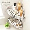 Space Aluminum Corner Bathroom Storage Shelf
