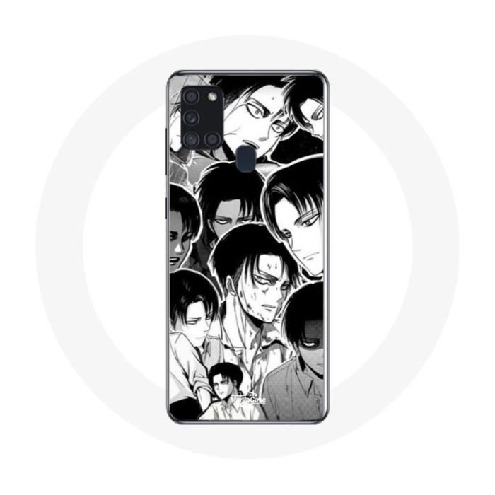 Samsung Galaxy A21S Case Attack On Titan Manga Levi Ackerman