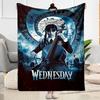 Wednesday blankets Suitable for sofas,travel, living rooms also a good gift for friends and family Suitable for all seasons.