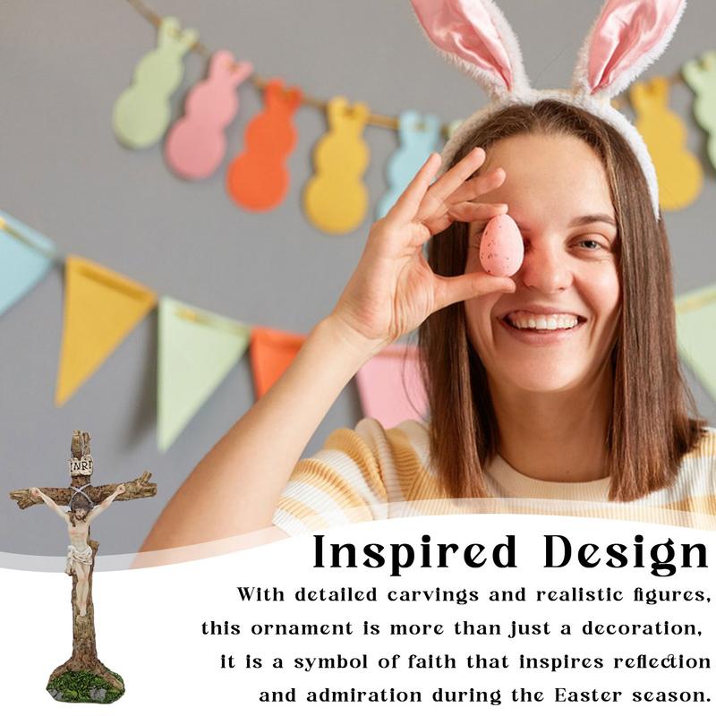 Фигурки Распятия Религиозные Статуэтки Христианское Украшение Святые Католические Поделки на Рождество Пасху Домашнее Украшение