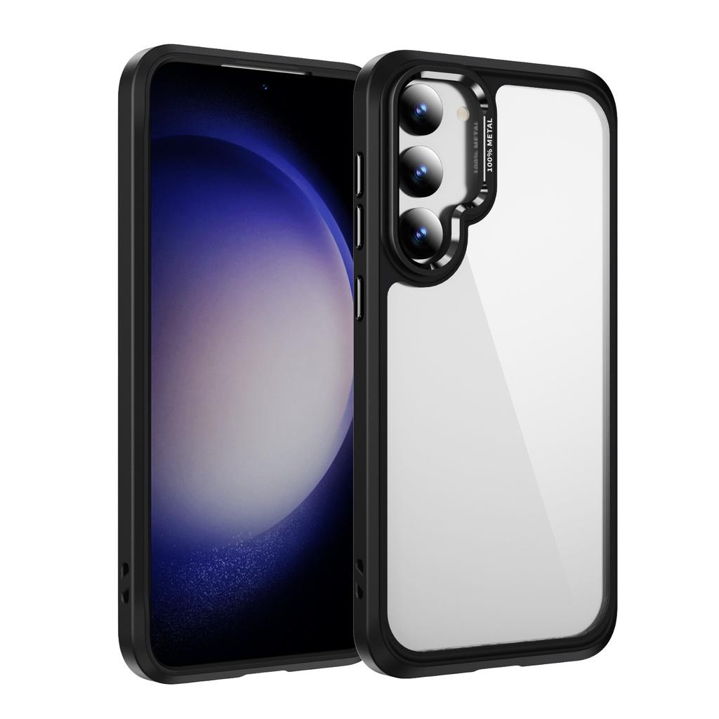 Новый прозрачный чехол для мобильного телефона Samsung S25 Ultra 2-в-1, не желтеющий, утолщенный ТПУ, прозрачный чехол