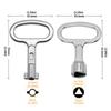 Water Spigot Keys Hydrant Keys for Wall Hydrant and Faucets Valves Repair Tool