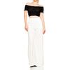 Women's High Waist Fashion Solid Loose Wide Long Trousers Flowing Palazzo Pants