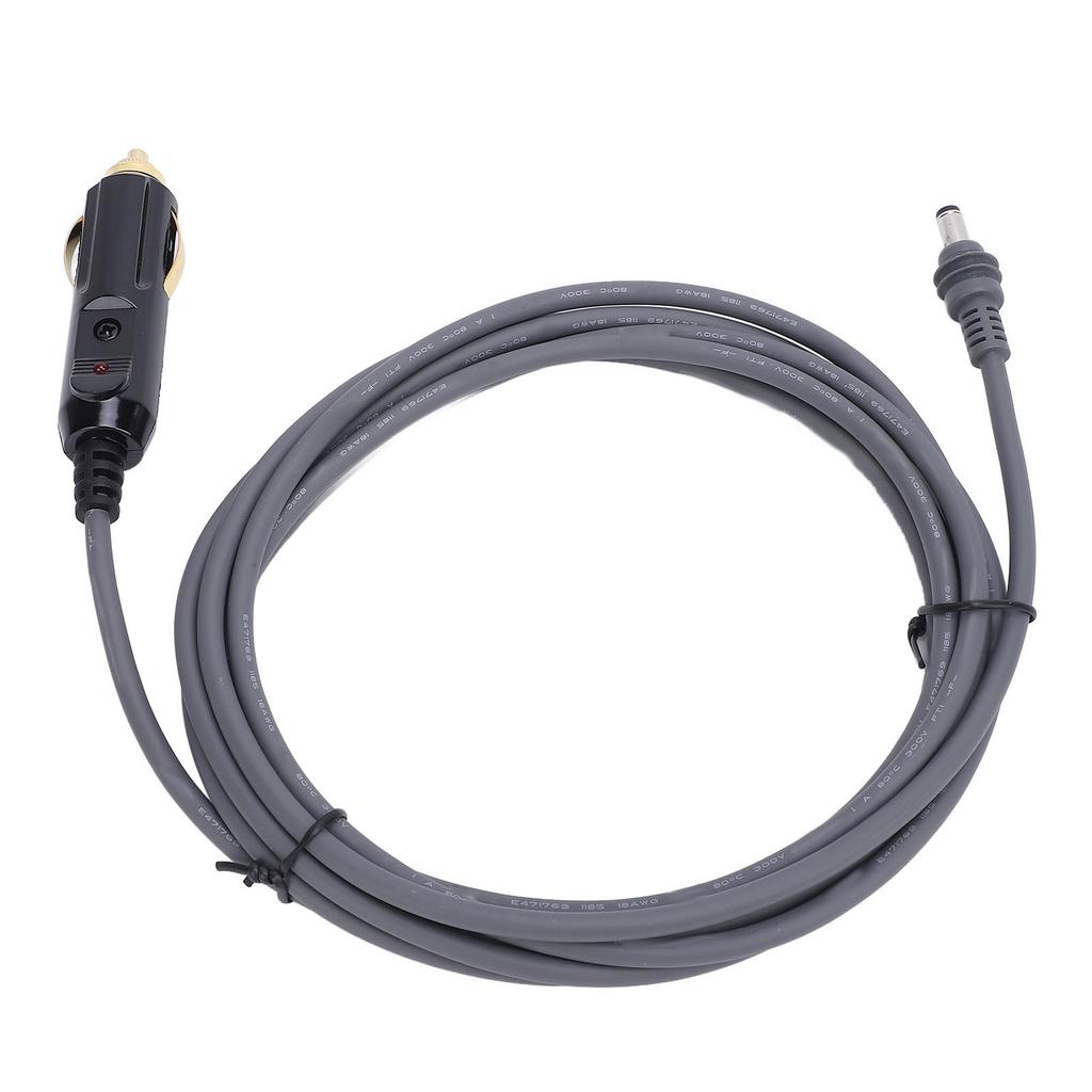 DC Car Power Cable 18AWG 10ft 12V To 24V Water Resistant Cigar Lighter Power Cord for Mini Dish Antenna RV Car Truck