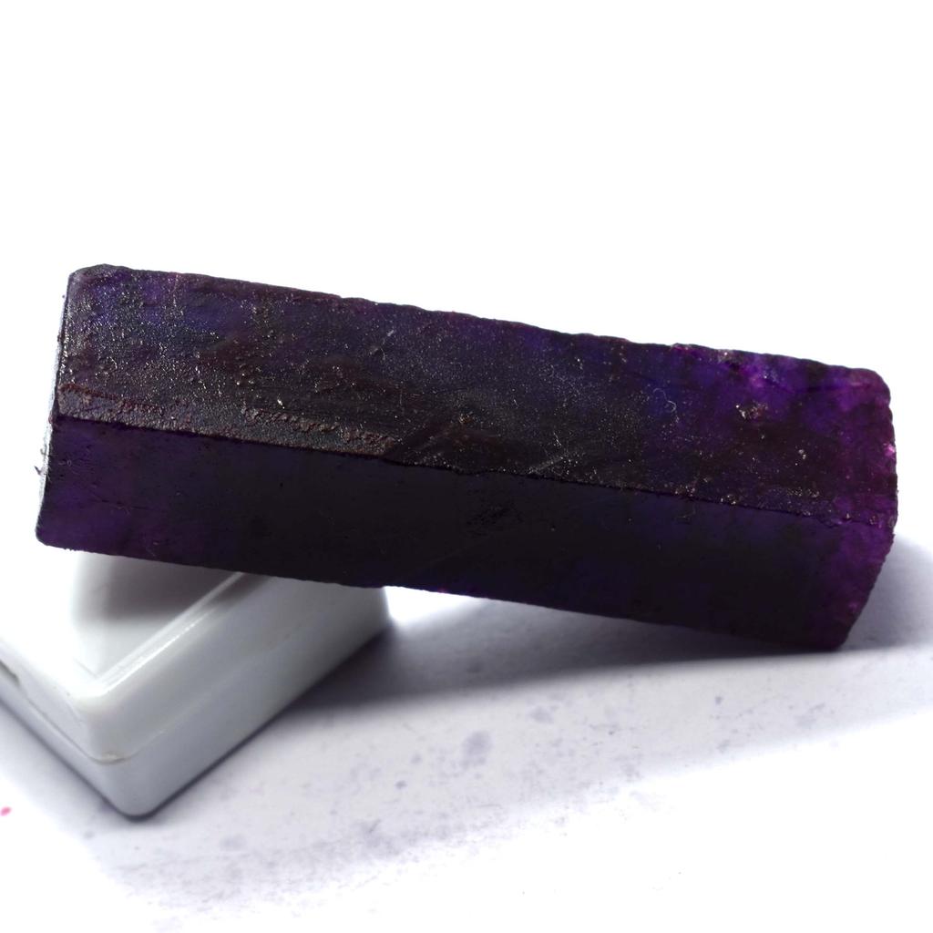 238.55 Ct Natural Sapphire PURPLE Huge Size Uncut Rough CERTIFIED Loose Gemstone