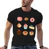 Dessert Illustrations Macaron Cookie Donut Cake Pie Pancakes Brownie Fudge Tshirt Outdoor Working Tshirt