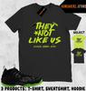Футболка в тон к кроссовкам Foamposite One Black Volt, чтобы соответствовать кроссовкам They Not Like Us