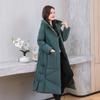 Thickened Down Coat Women's Winter New Style Loose Cotton Coat Long Over Knee Cotton Coat