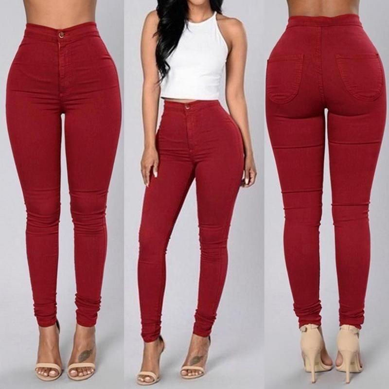 Брюки женские повседневные с высокой посадкой больших размеров узкие брюки-карандаш