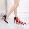 Nightclub Drag Prom High Heels Women's Thin Heels Sexy Black Bed Pointed Size Single Shoes Women